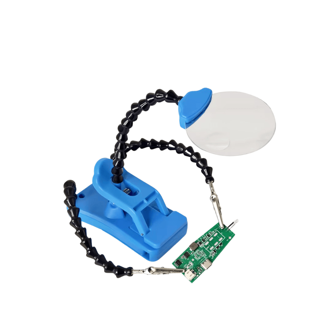 Soldering Helper with Magnifier KP-184M